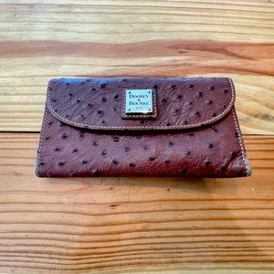 Dooney & Bourke Leather Ostrich Wallet